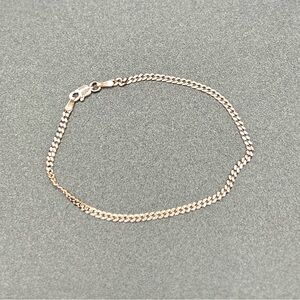 Elegant Rose Gold Cuban Link Bracelet